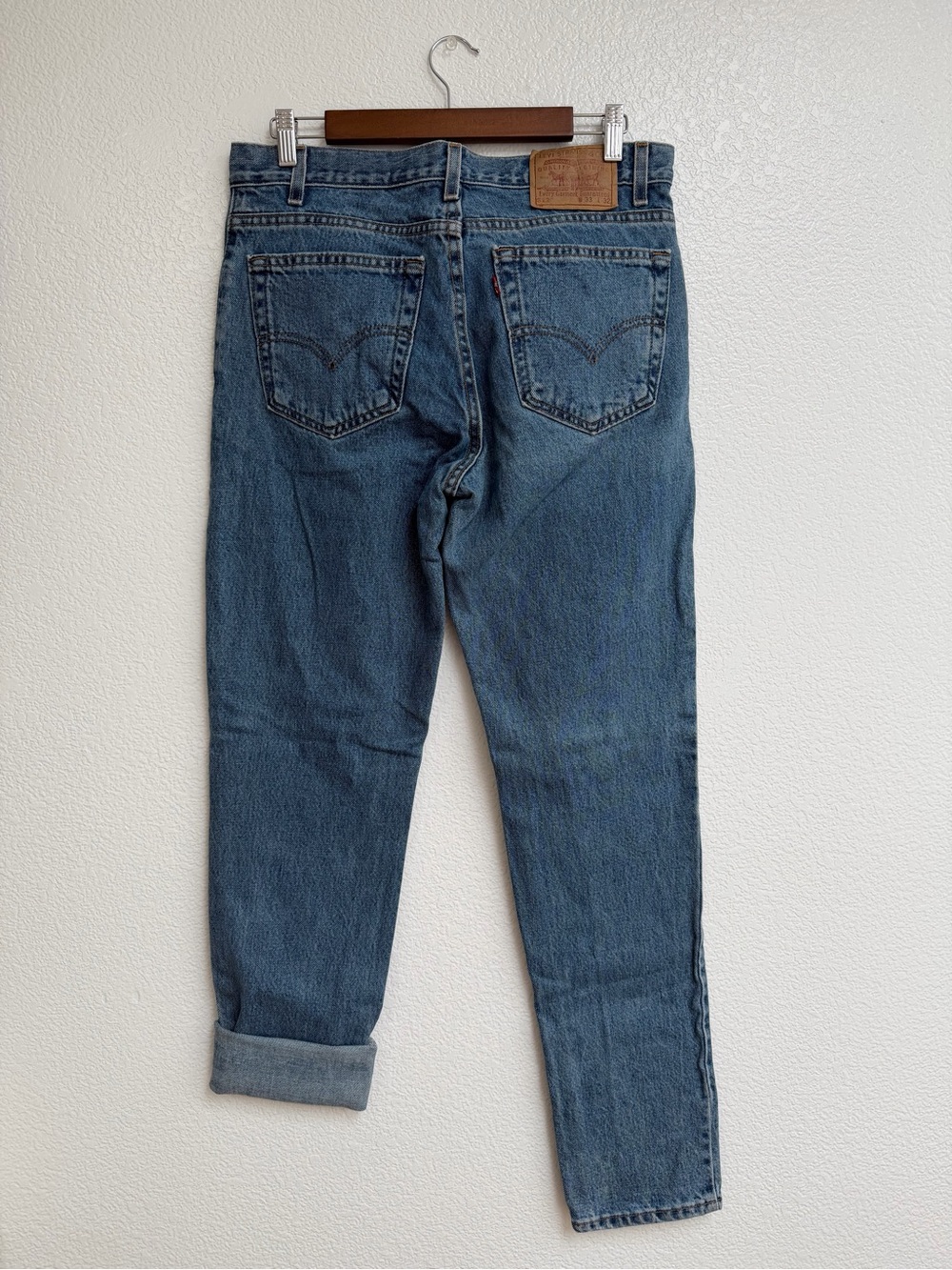 Levi's Slim Straight Medium Blue Denim Jeans